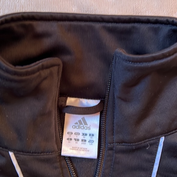 Black Adidas Full Zip Jacket - Picture 2 of 6